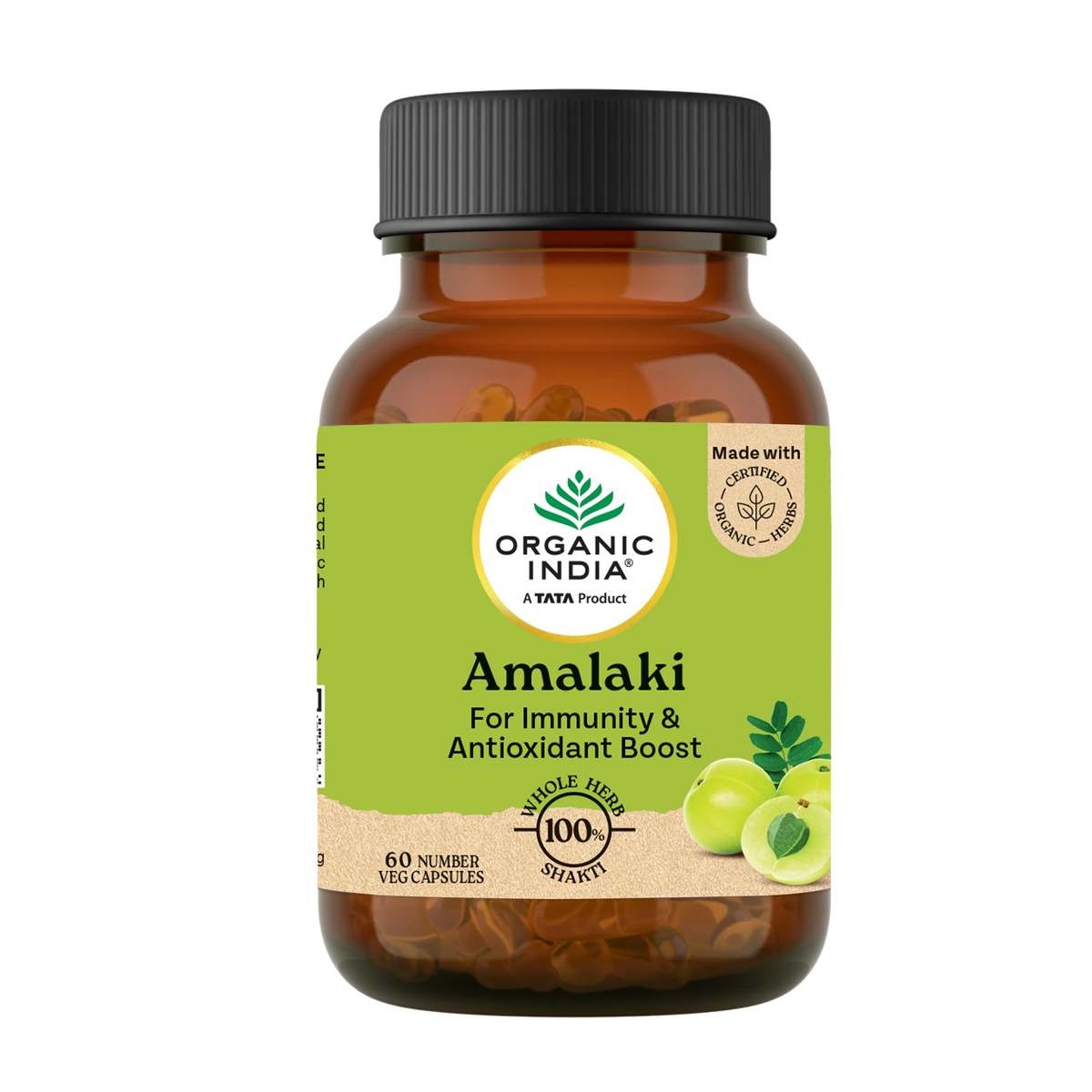 Organic Amalaki with Vitamin C Balance 60 Caps | Immunity