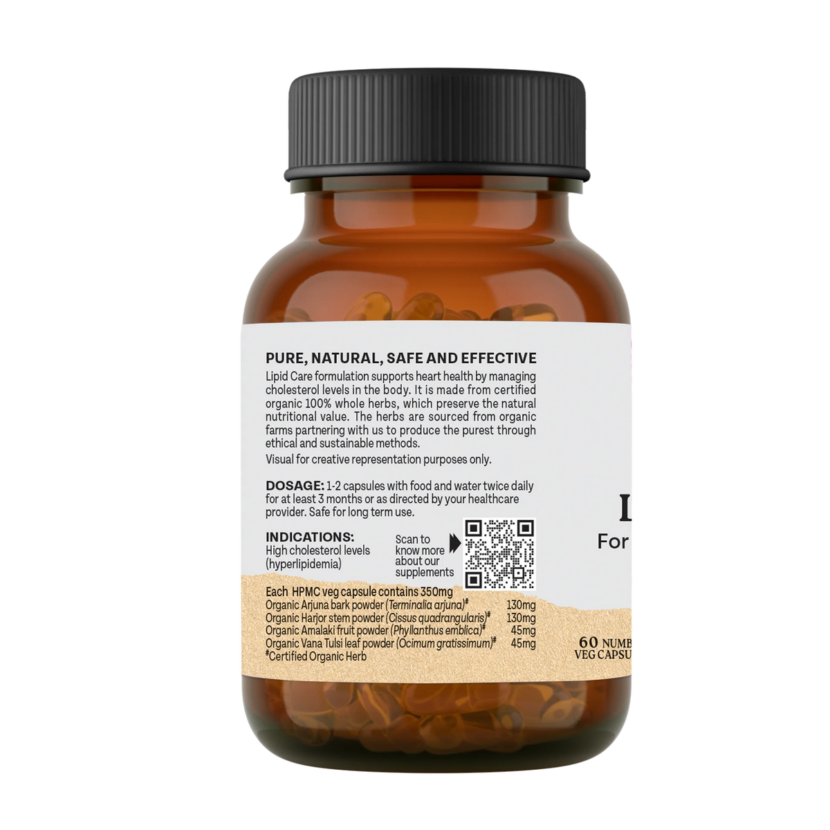 Organic India Lipid Care 60 Caps | Heart Health | Cholesterol