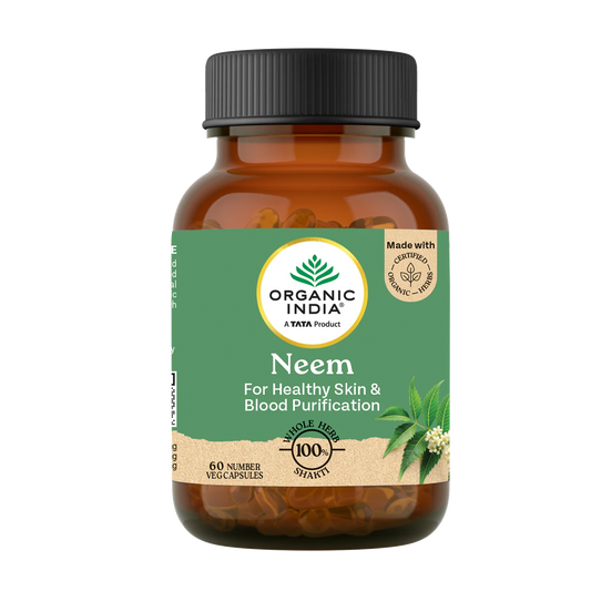 Organic India Neem 60 Caps | Healthy Skin | Blood Purifier