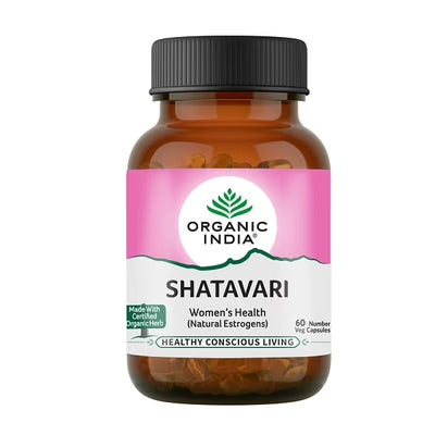 Organic India Shatavari 60 Caps | Natural Estrogen | Womens Health