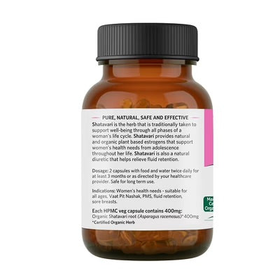 Organic India Shatavari 60 Caps | Natural Estrogen | Womens Health