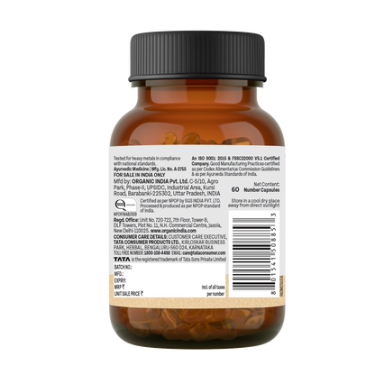 Organic India Liver Kidney Care 60 Caps