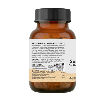 Organic India Sugar Balance 60 Caps | Insulin | Blood Sugar