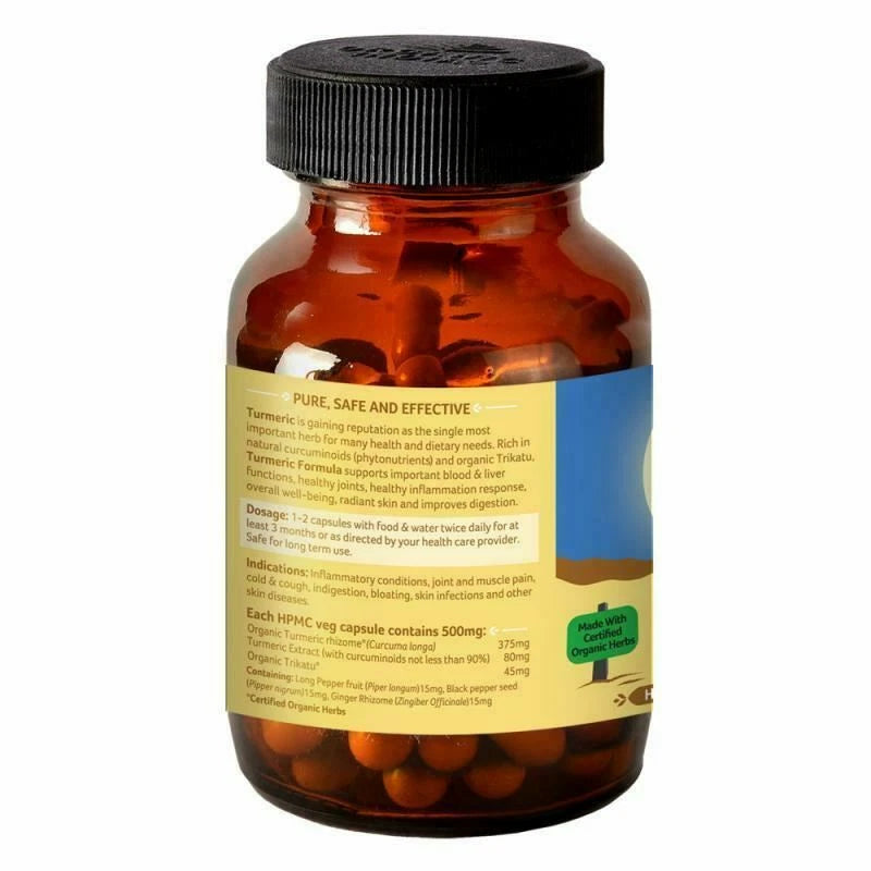 Organic India Turmeric Formula 90 Caps | Immunity Boost | Anti-Inflammatory Support