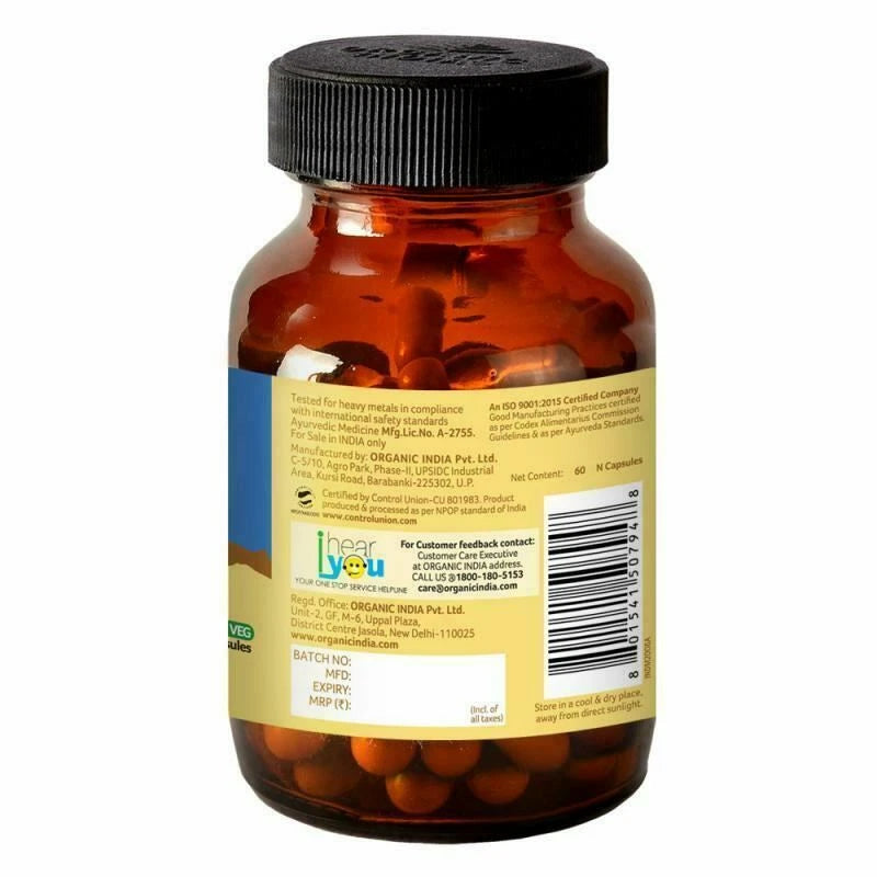 Organic India Turmeric Formula 90 Caps | Immunity Boost | Anti-Inflammatory Support