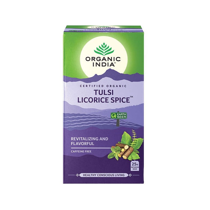 Organic India Tulsi Licorice Spice 25 Tea Bags