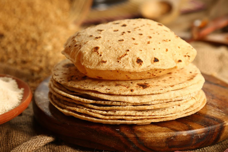 Making of Rotis or Chappatis