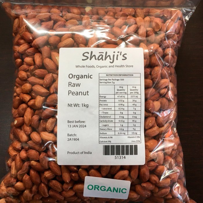 Organic Raw Peanut